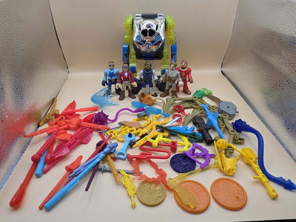 Fisher Price Imaginext Mixed Lot Dino Doc Accessories Weapons